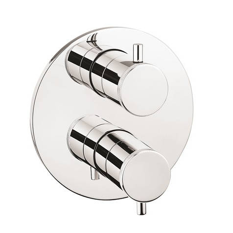 Crosswater Industrial Crossbox 1 Outlet Shower Valve (Chrome).