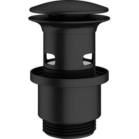 Larger image of Crosswater MPRO Slotted Click Clack Basin Waste (Matt Black).