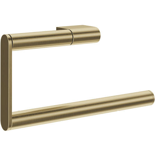 Crosswater Mpro Towel Ring (Brushed Brass).
