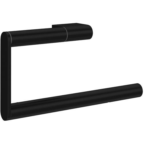 Crosswater Black Mpro Towel Ring (Matt ).