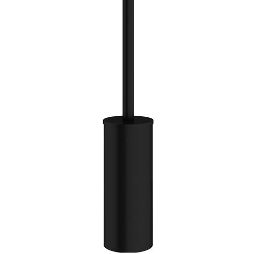 Crosswater Black Mpro Wall Mounted Toilet Brush & Holder (Matt ).