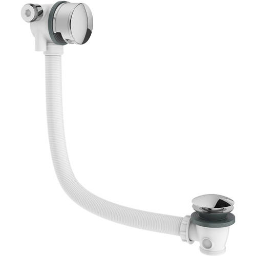 Crosswater Mpro Bath Filler Waste With Overflow (Chrome).