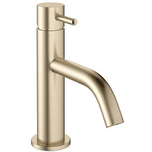 Crosswater Mpro Basin Mixer Tap With Lever Handle (Brushed Brass).