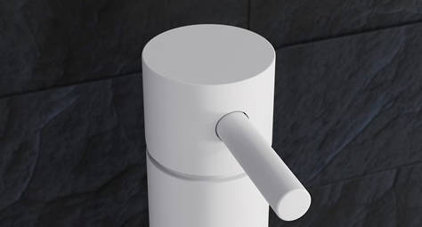 Example image of Crosswater MPRO Wall Mounted Basin Mixer Tap (3 Hole, Matt White).