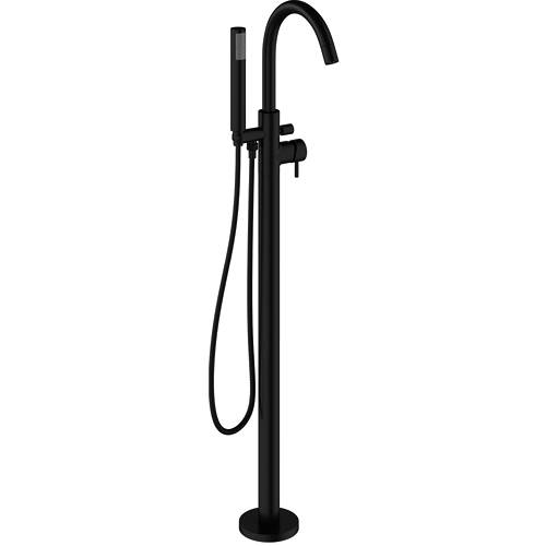 Crosswater Black Mpro Floorstanding Bath Shower Mixer Tap (Matt ).