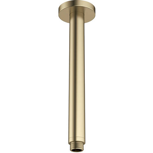 Crosswater Mpro Ceiling Mounted Shower Arm (Brushed Brass).