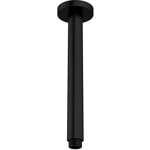 Crosswater Black Mpro Ceiling Mounted Shower Arm (Matt ).
