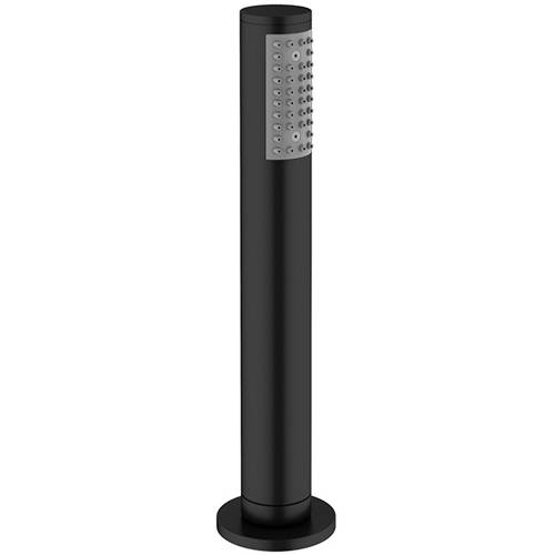 Crosswater Black Follow Me Deck Mounted Shower Handset & Hose (M ).