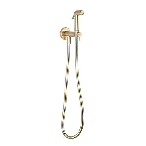 Crosswater Mpro Integrated Douche Valve, Handset & Holder (B Brass).