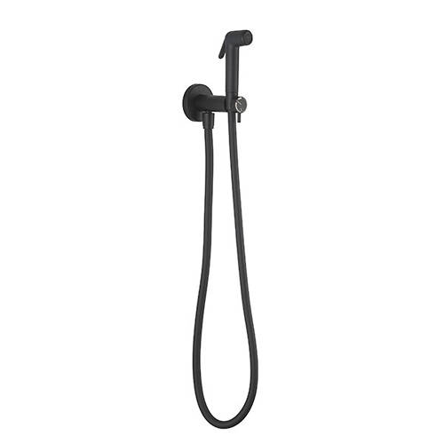 Crosswater Black Mpro Integrated Douche Valve, Handset & Holder (M ).