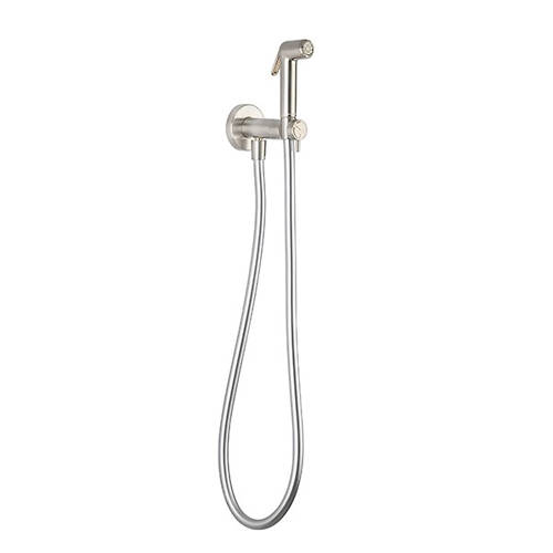 Crosswater Mpro Integrated Douche Valve, Handset & Holder (B Steel).