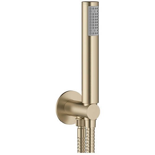 Crosswater Mpro Designer Shower Handset & Bracket Outlet (B Brass).