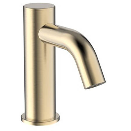 Crosswater Light Mpro Sensor Monoblock Basin Tap (Brushed Brass).