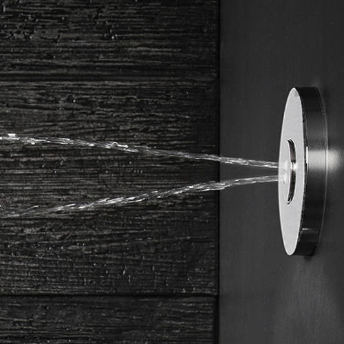 Crosswater Dial 1 X Rotating Round Body Jet (Chrome).