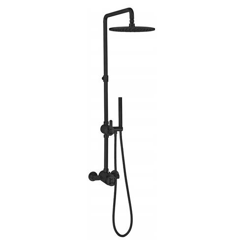 Crosswater Black Union Thermostatic Multifunction Shower Set (Matt ).