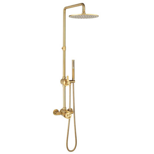 Crosswater Red/Black Union Thermostatic Multifunction Shower Set (B Brass).