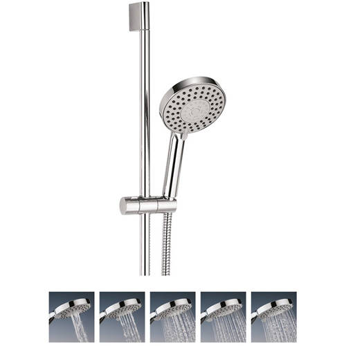 Crosswater Central 5 Mode Shower Kit (Chrome).