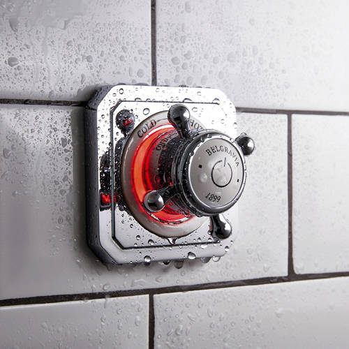 Example image of Crosswater Belgravia Digital Single Outlet Digital Shower Valve (X-Head, HP).