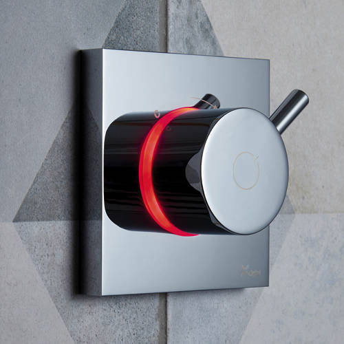Example image of Crosswater Kai Lever Showers Digital Shower Valve With Remote (LP).