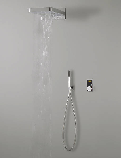 Larger image of Crosswater Elite Digital Showers Spyker Digital Shower Pack (Black).