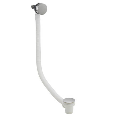 Crosswater 3One6 Bath Filler With Click Clack Waste (Stainless Steel).