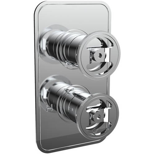 Larger image of Crosswater UNION Thermostatic Shower Valve (1 Outlet, Chrome).