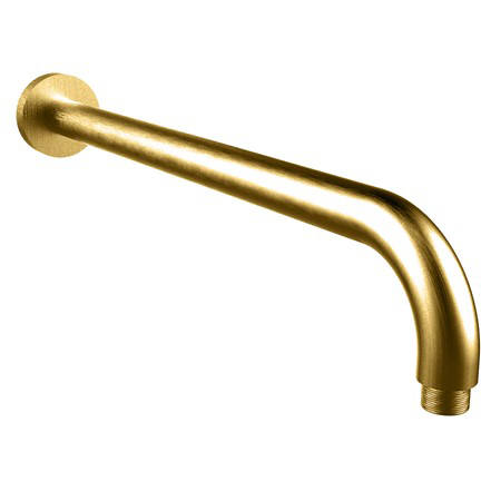 Crosswater Red/Black Union Wall Mounded Shower Arm 400Mm (Brushed Brass).