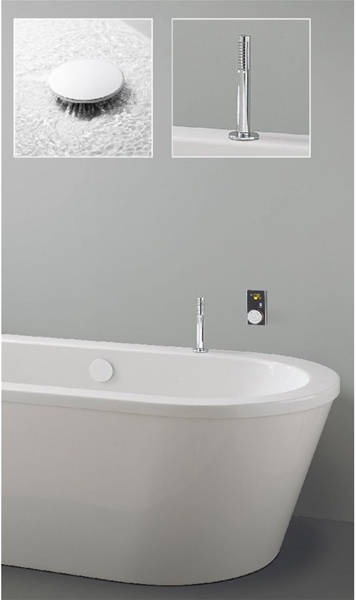 Example image of Crosswater Elite Digital Showers Ultimate Shower & Bath Filler Pack (Black).