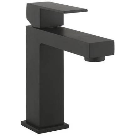 Crosswater Black Verge Basin Mixer Tap (Matt ).