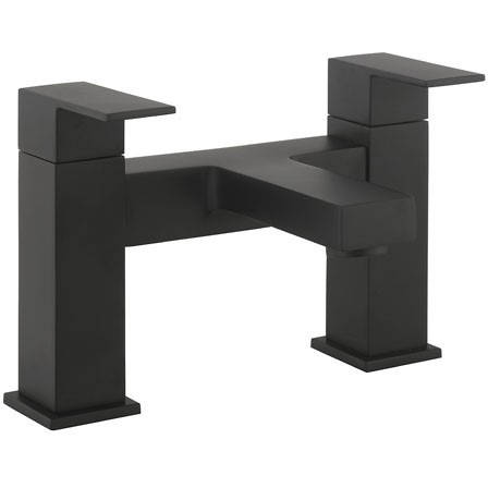 Crosswater Black Verge Bath Filler Tap (Matt ).