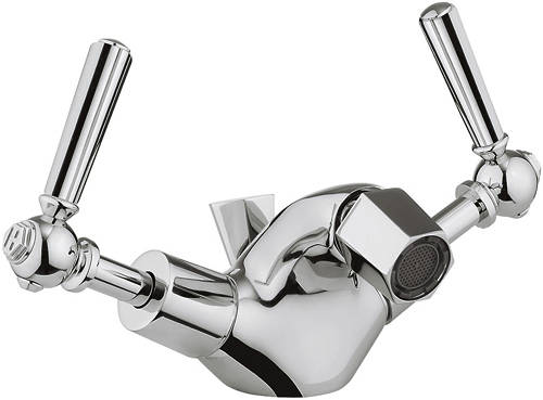 Larger image of Crosswater Waldorf Bidet Mixer Tap With Chrome Lever Handles.