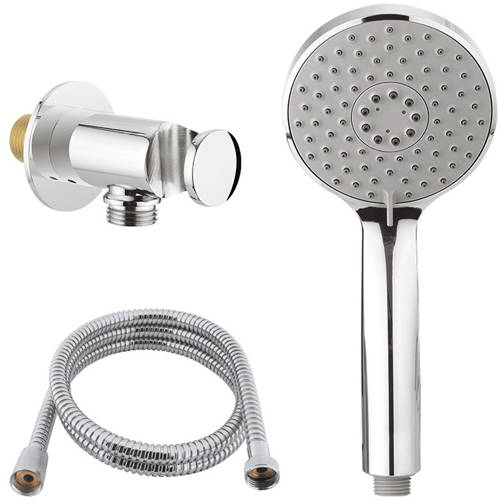 Larger image of Crosswater Wisp LP Premium Shower Kit (3 Mode, Chrome).