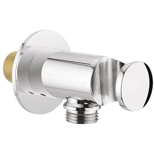 Crosswater Parts Golf Wall Outlet With Handset Holder (Chrome).