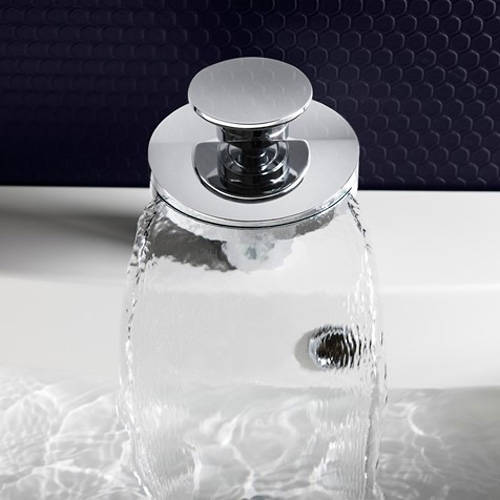 Example image of Crosswater Water Circle Waterfall Basin Mixer Tap (Chrome).