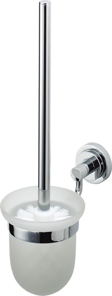 Larger image of Deva Abbie Toilet Brush Holder (Chrome).