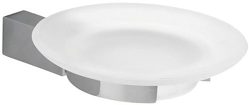 Larger image of Deva Edge Soap Holder (Chrome).