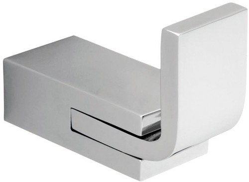 Larger image of Deva Edge Robe Hook (Chrome).