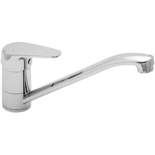 Larger image of Deva Adore Single Lever Kitchen Tap With Enviro Klick (Chrome).