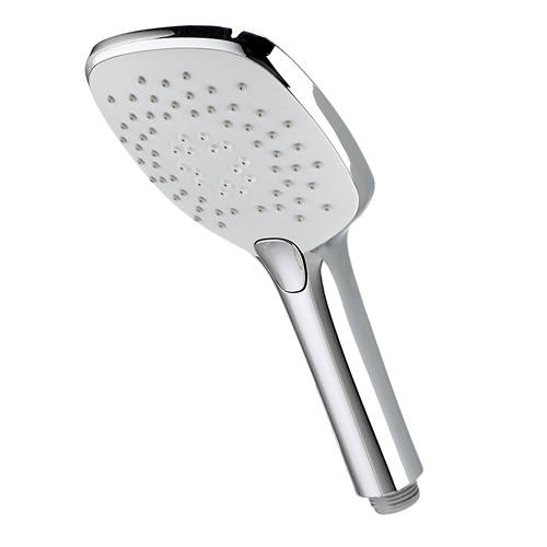 Deva White Methven Airstream Shower Handset With 3 Functions (Chrome & )