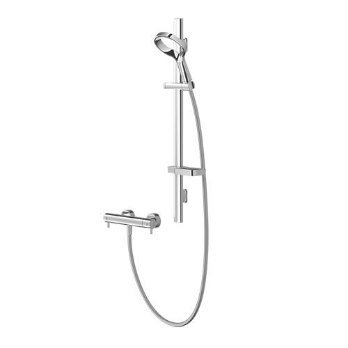 Deva Methven Aurajet Aio Cool Thermostatic Bar Shower Kit (Chrome)