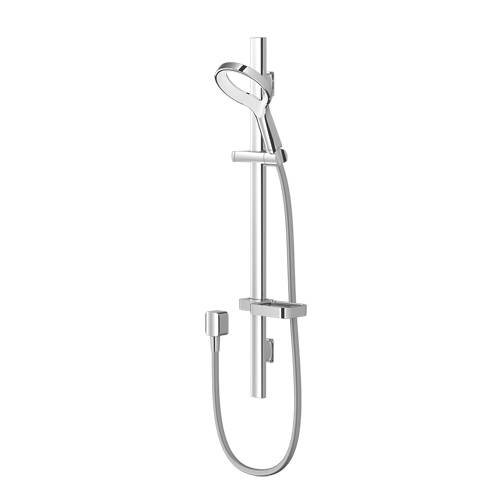 Larger image of Methven Aurajet Aio Rail Shower (Chrome & White).