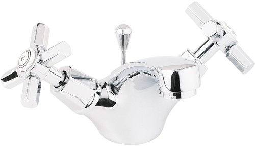 Larger image of Deva Artesian Mono Basin Mixer Tap With Pop Up Waste (Chrome).