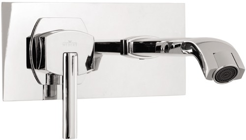 Larger image of Deva Azeta Wall Mounted Basin Mixer Tap.