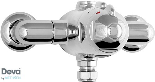 Example image of Deva Azure Exposed Thermostatic Shower Valve With Single Mode Kit.