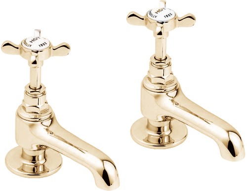 Example image of Deva Coronation Bath Tap Pack 1 (Gold).