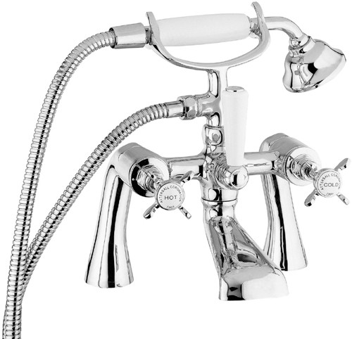 Example image of Deva Coronation Bath Tap Pack 4 (Chrome).