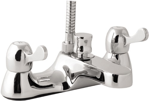 Larger image of Deva Lever Action Lever Bath Shower Mixer Tap With Shower Kit.