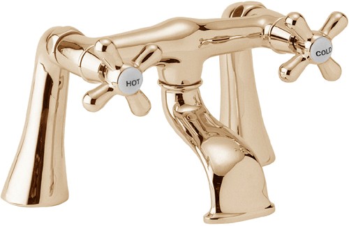 Larger image of Deva Consort Bath Filler Tap (Gold).