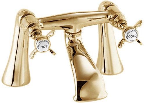 Larger image of Deva Coronation Bath Filler Tap (Gold).