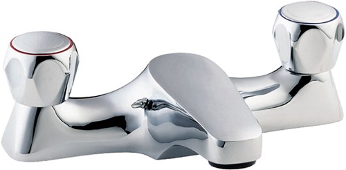 Deva Gold Profile Bath Filler Tap (Chrome).